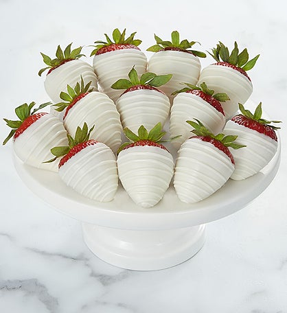 Pure White Dipped and Drizzled Strawberries™
