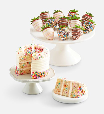 Time to Celebrate Birthday Cake™ with Birthday Strawberries