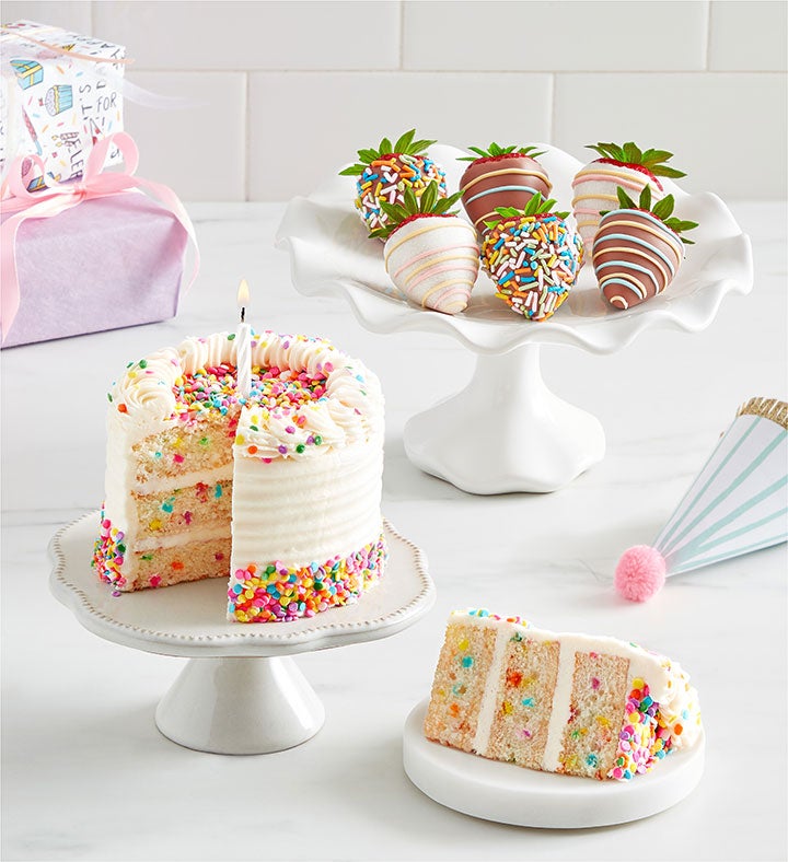 Time to Celebrate Birthday Cake™ with Birthday Strawberries