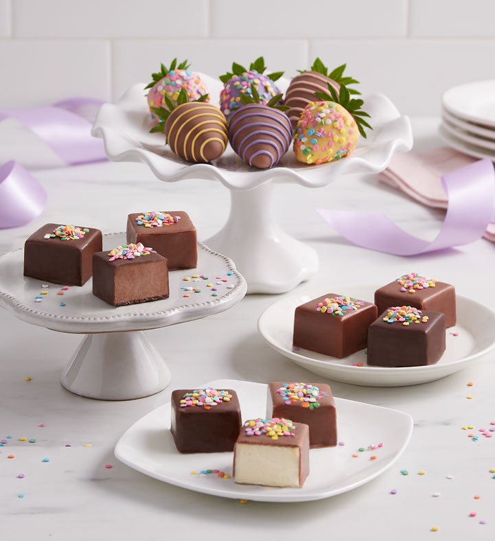 Celebration Cheesecake Bites™ With Springtime Strawberries