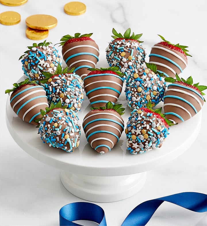 Chocolate Covered Strawberries for Hanukkah™